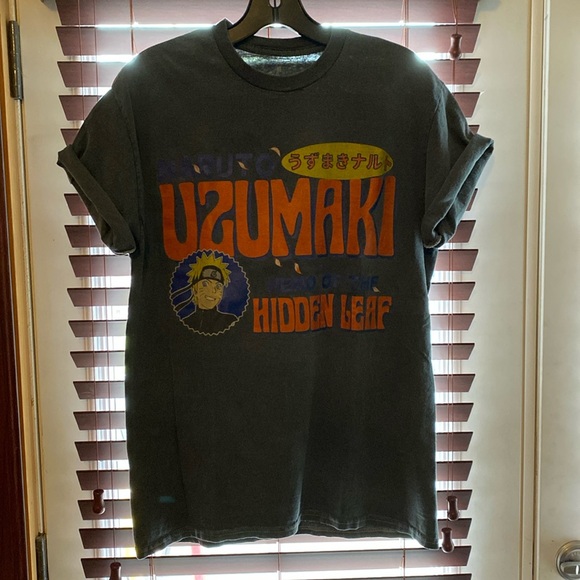 Naruto Uzumaki Hidden Leaf Graphic Tee - Picture 1 of 5